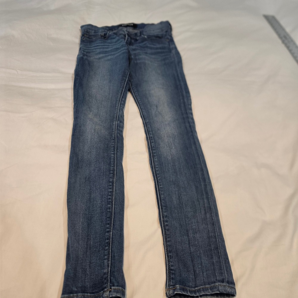 Express Legging Jeans Womens 2R Blue Excellent Mid Rise Stretch Denim
